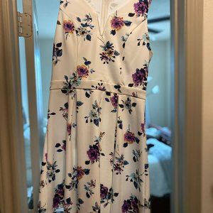 Floral Knee Length Dress
